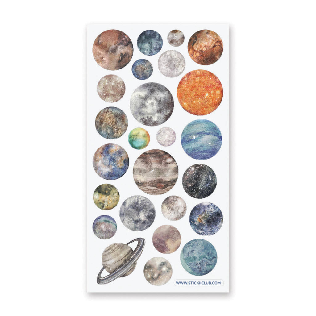 The Planets Sticker Sheet