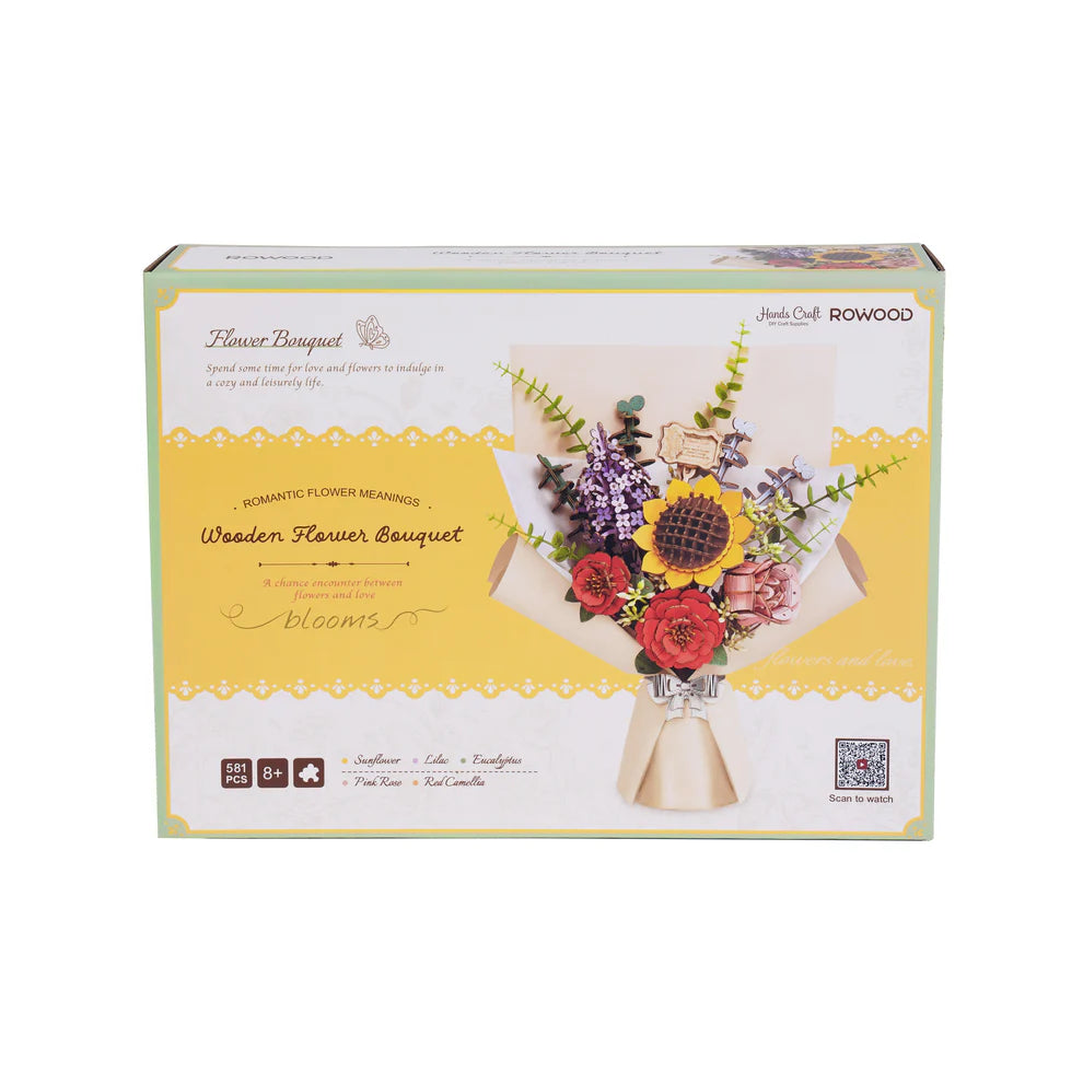 Bouquet of Flowers Wooden Puzzle