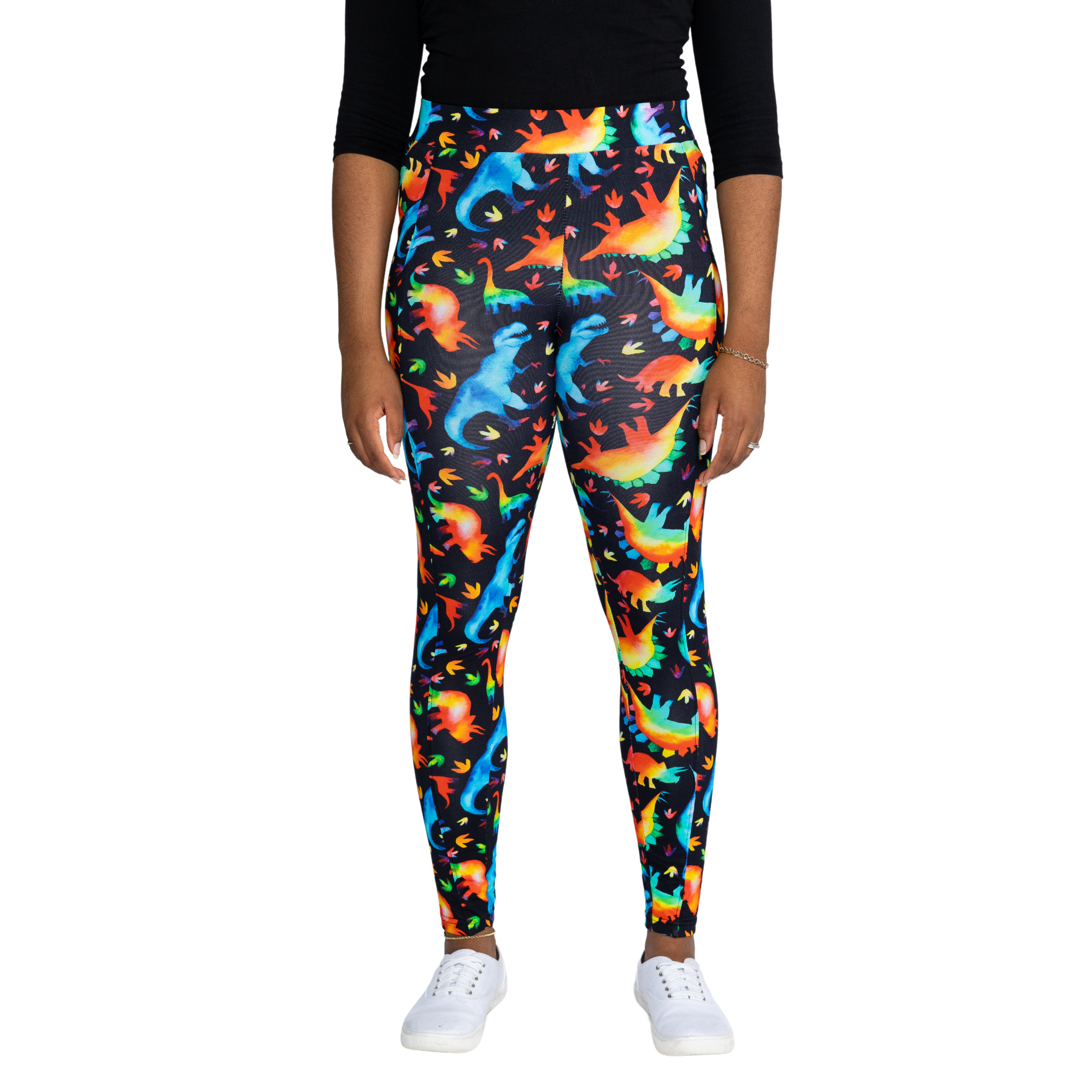 Rainbowsaurus Adult Leggings