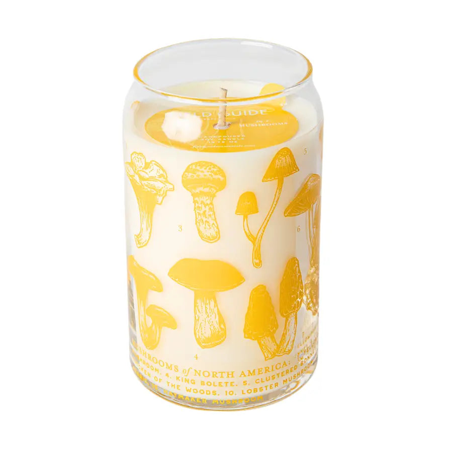 Mushrooms Field Guide Soy Candle