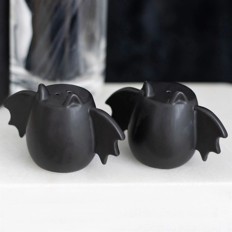 Ceramic Bat Salt & Pepper Shakers