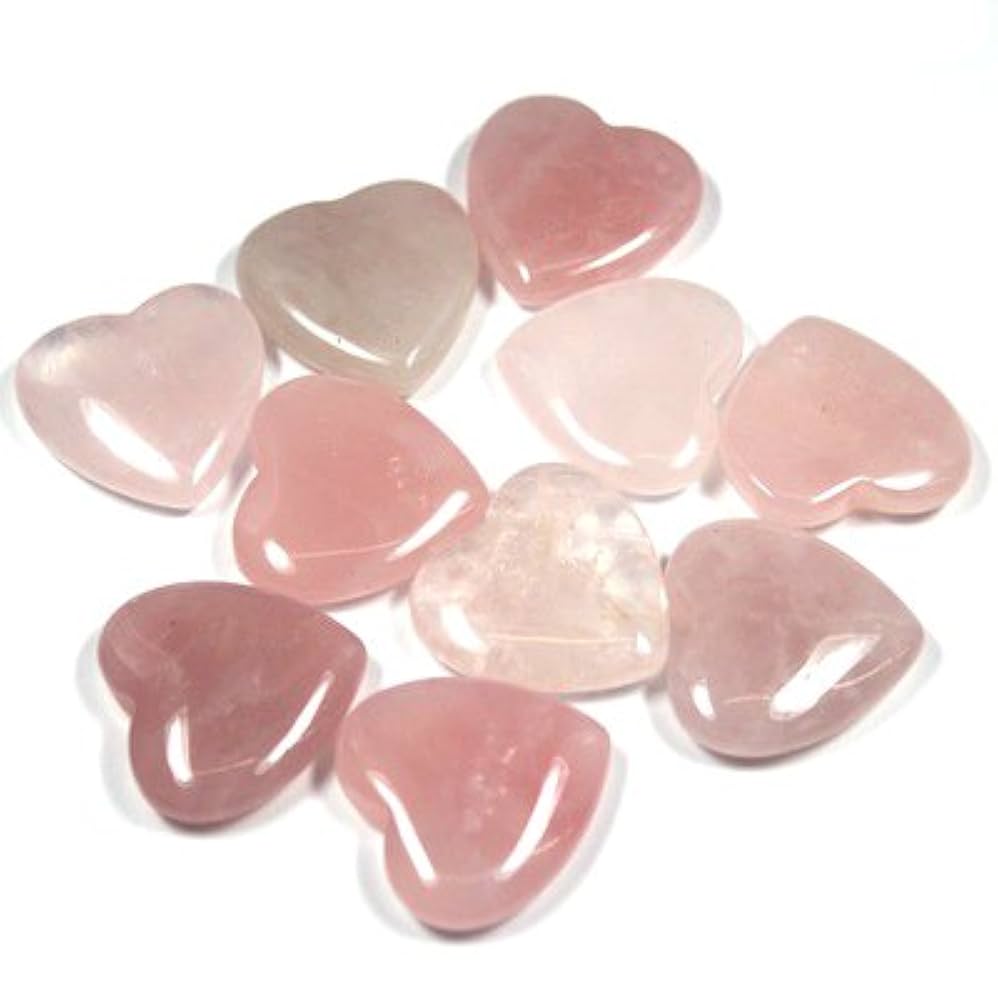 Rose Quartz Heart $8.00