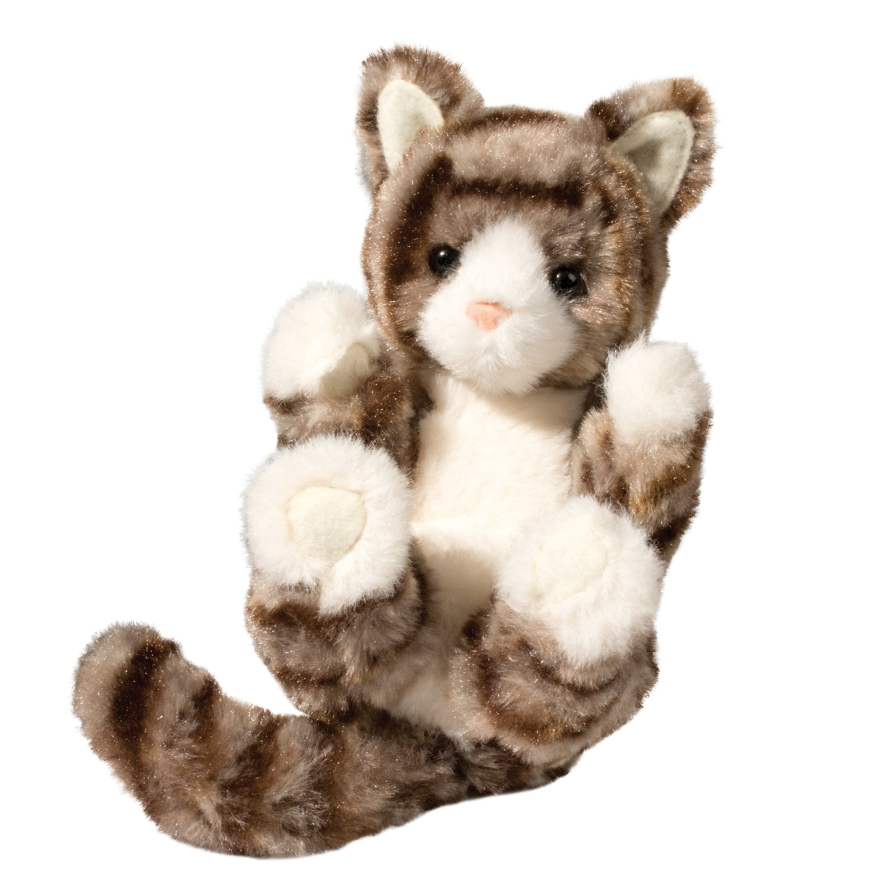 Gray Stripe Kitten Handful Plush