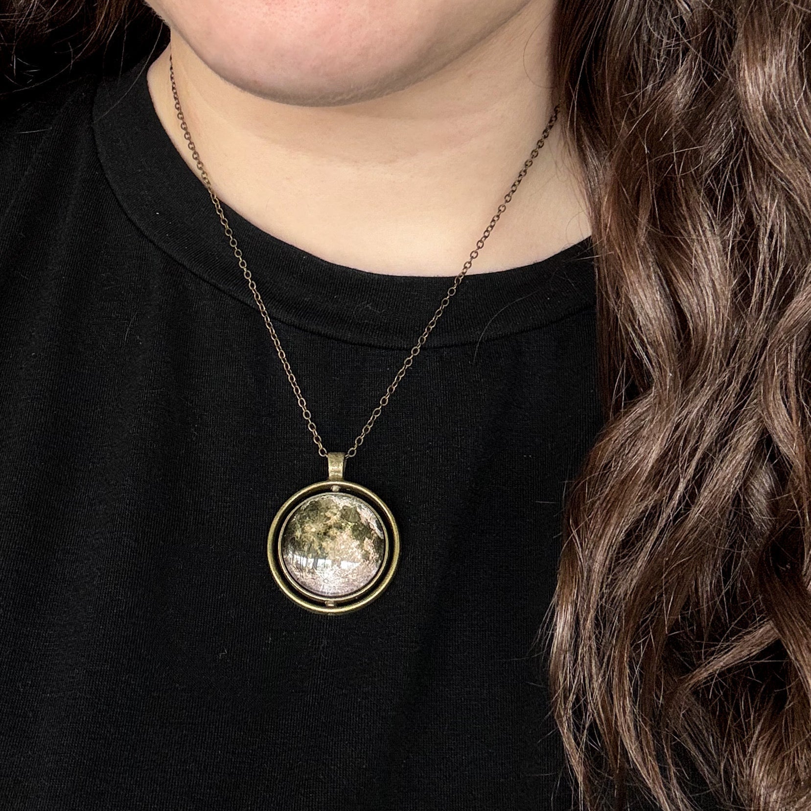 New Moon Double Sided Necklace