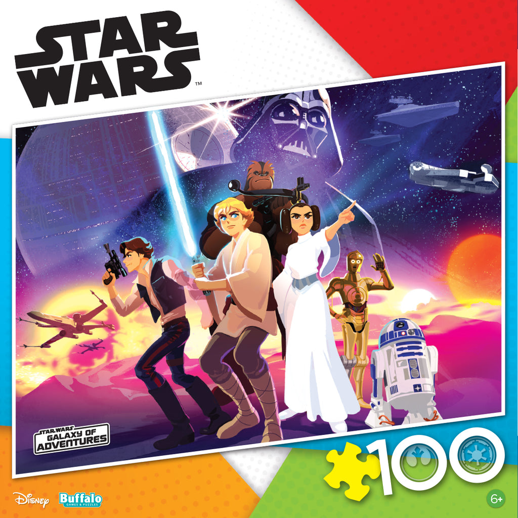 Star Wars Rebel Heroes 100 Piece Jigsaw Puzzle