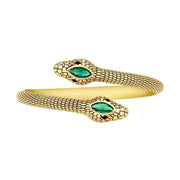 Twin Snake Cuff Bracelet