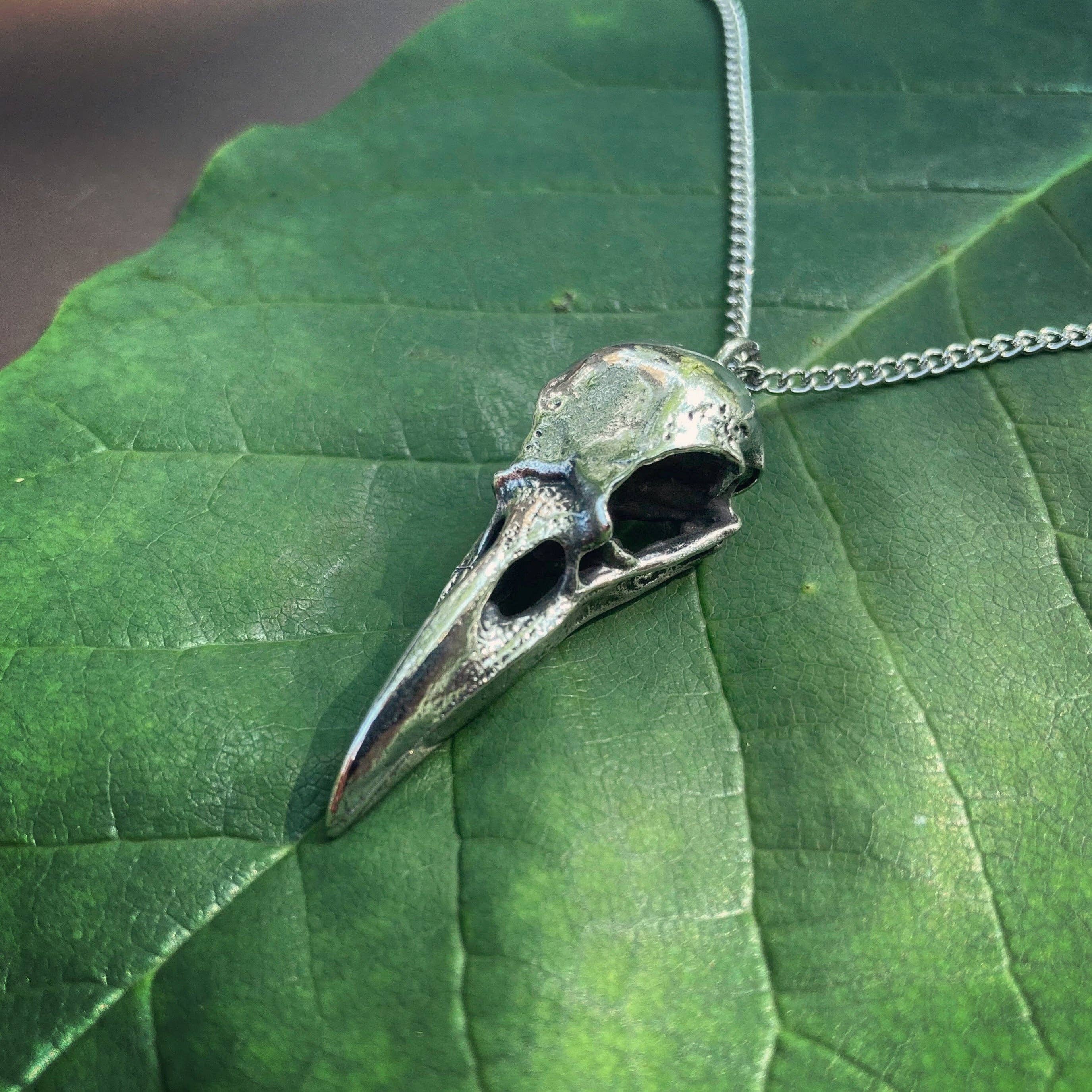 Raven Skull Necklace