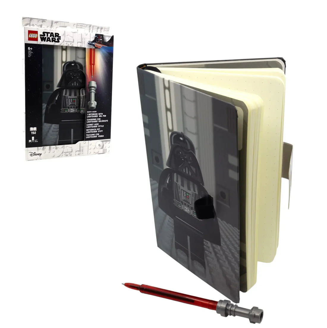 Lego Star Wars Dotted Notebook with Lightsaber Gel Pen