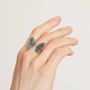 Adjustable Butterfly Wings Ring