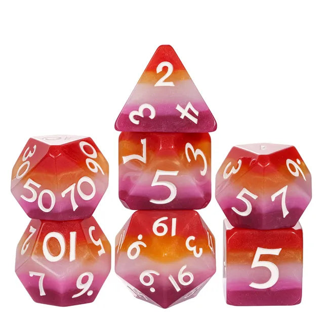 Lesbian Resin Dice