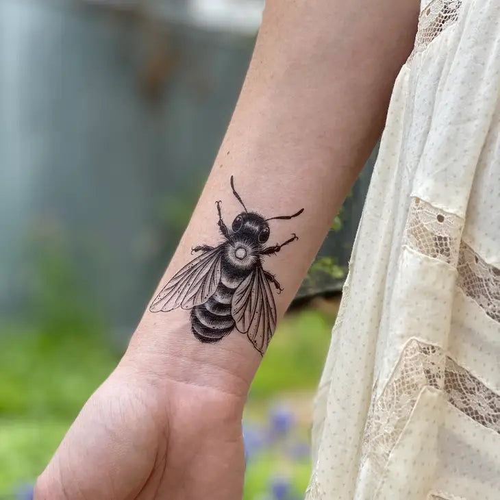 Bee Temporary Tattoo