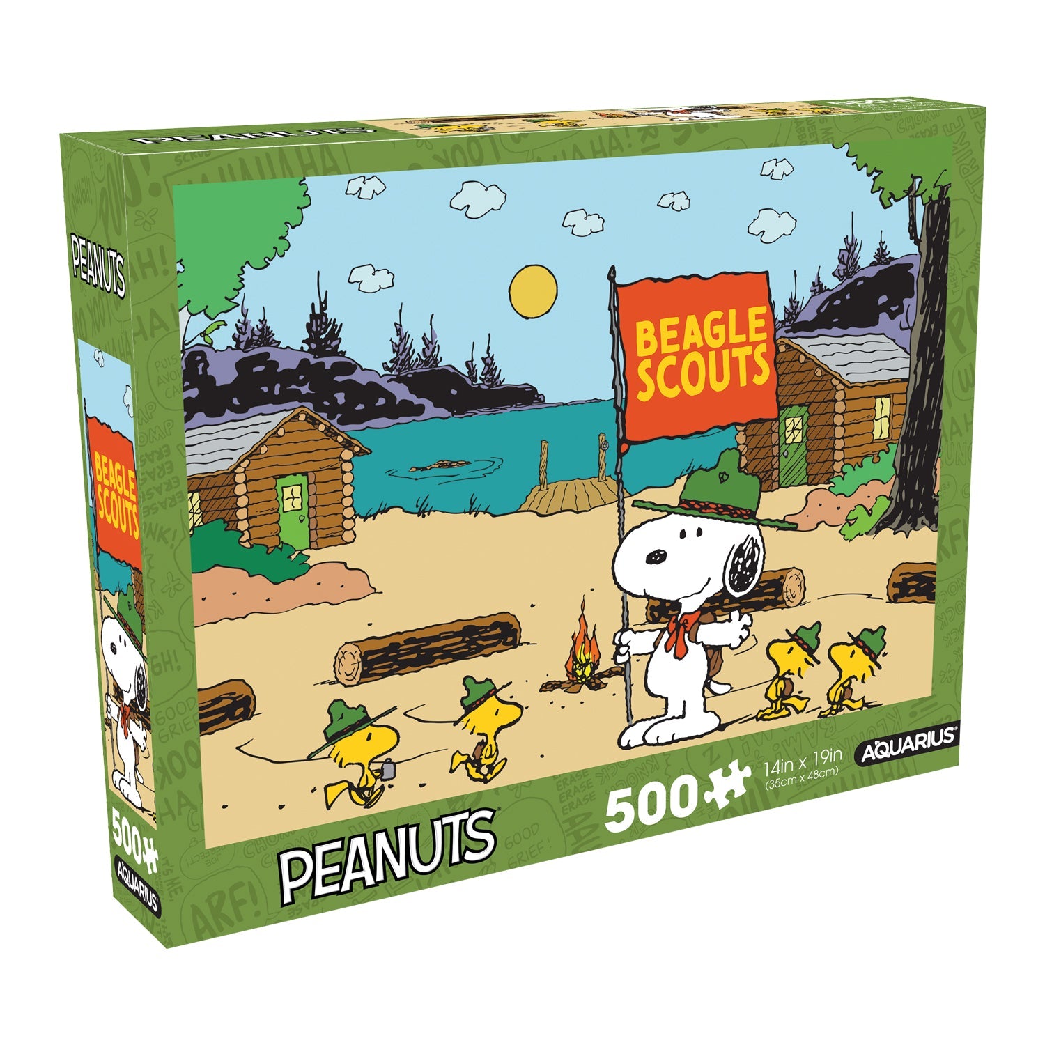 Peanuts Beagle Scouts 500 Piece Puzzle