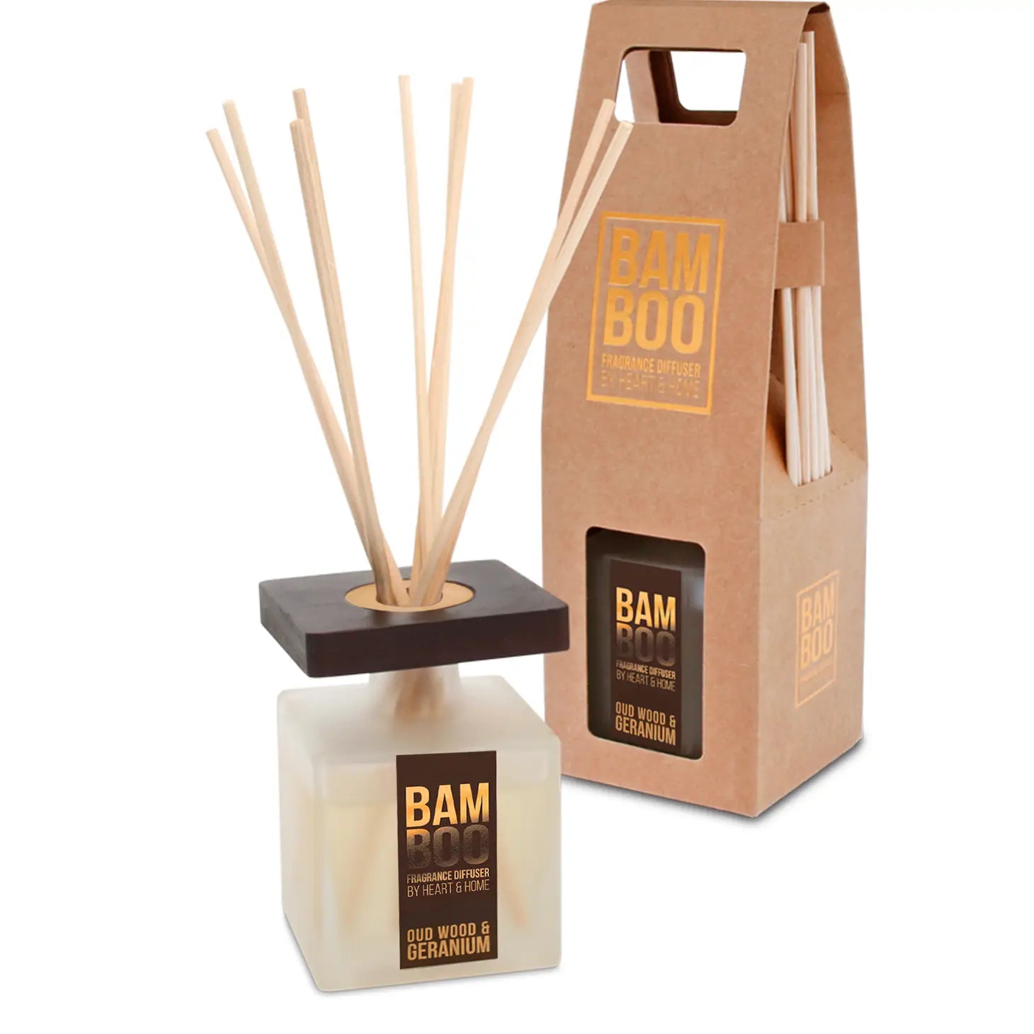 Bamboo Diffuser Oud Wood & Geranium