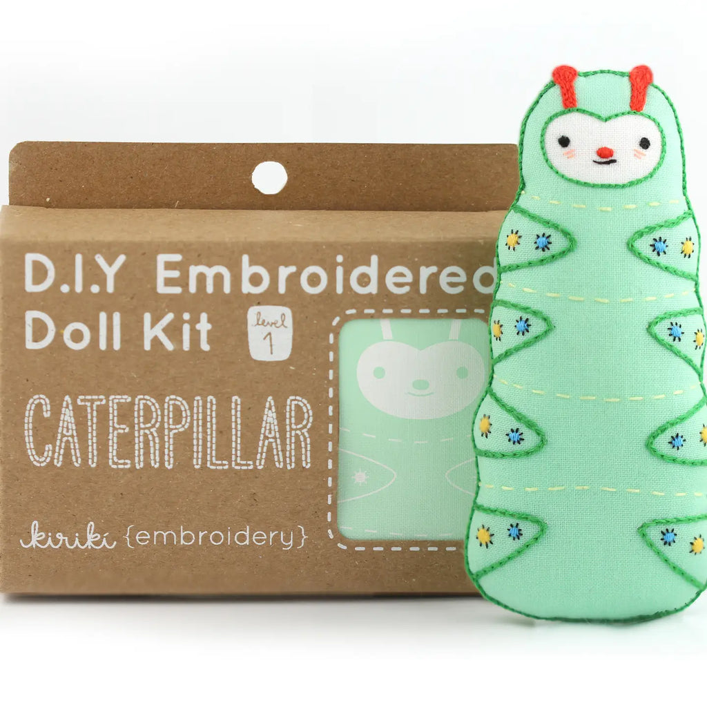 Caterpillar Embroidery Kit