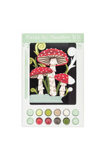 Fly Agaric Mushrooms Paint-By-Number Kit
