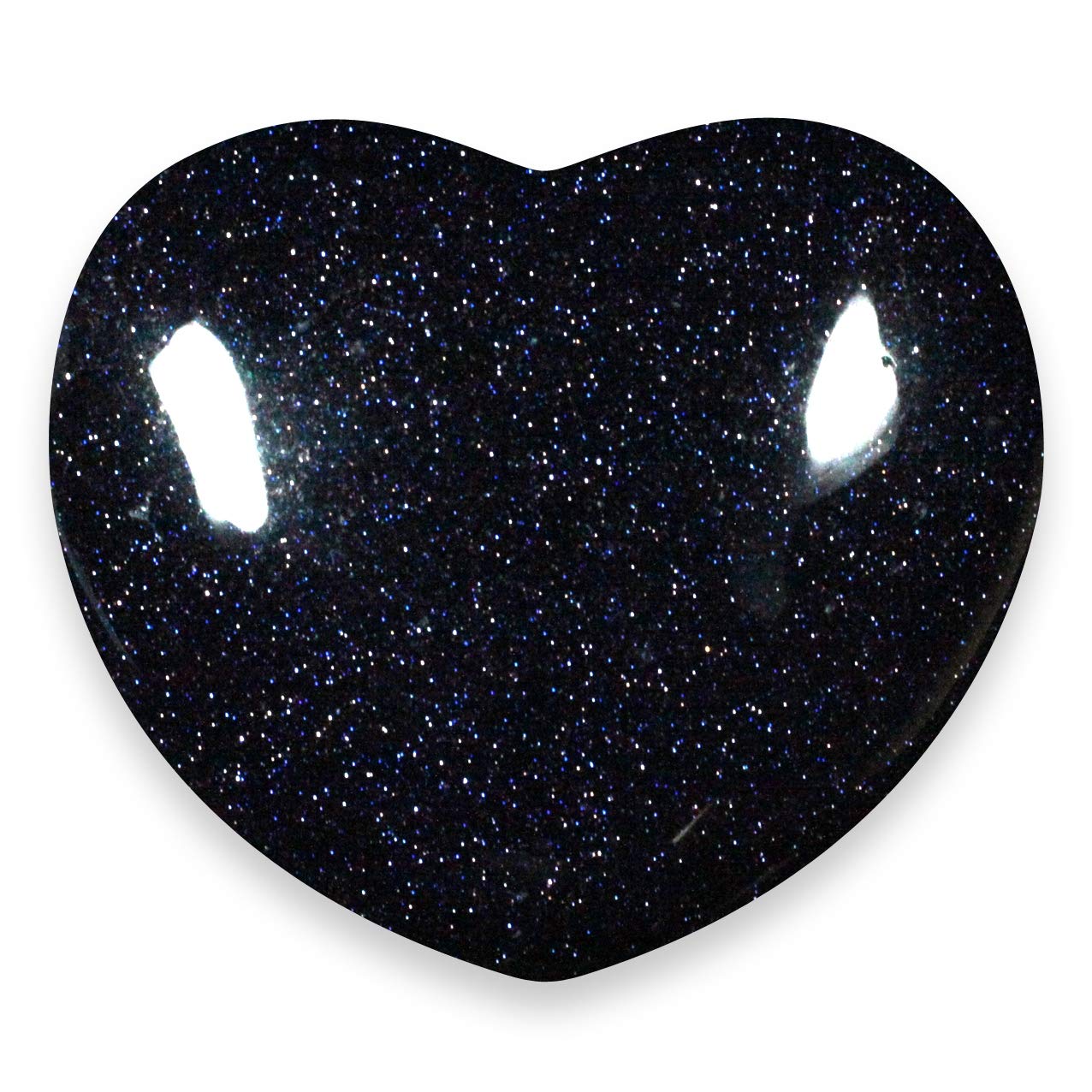 Blue Goldstone Heart $6.00