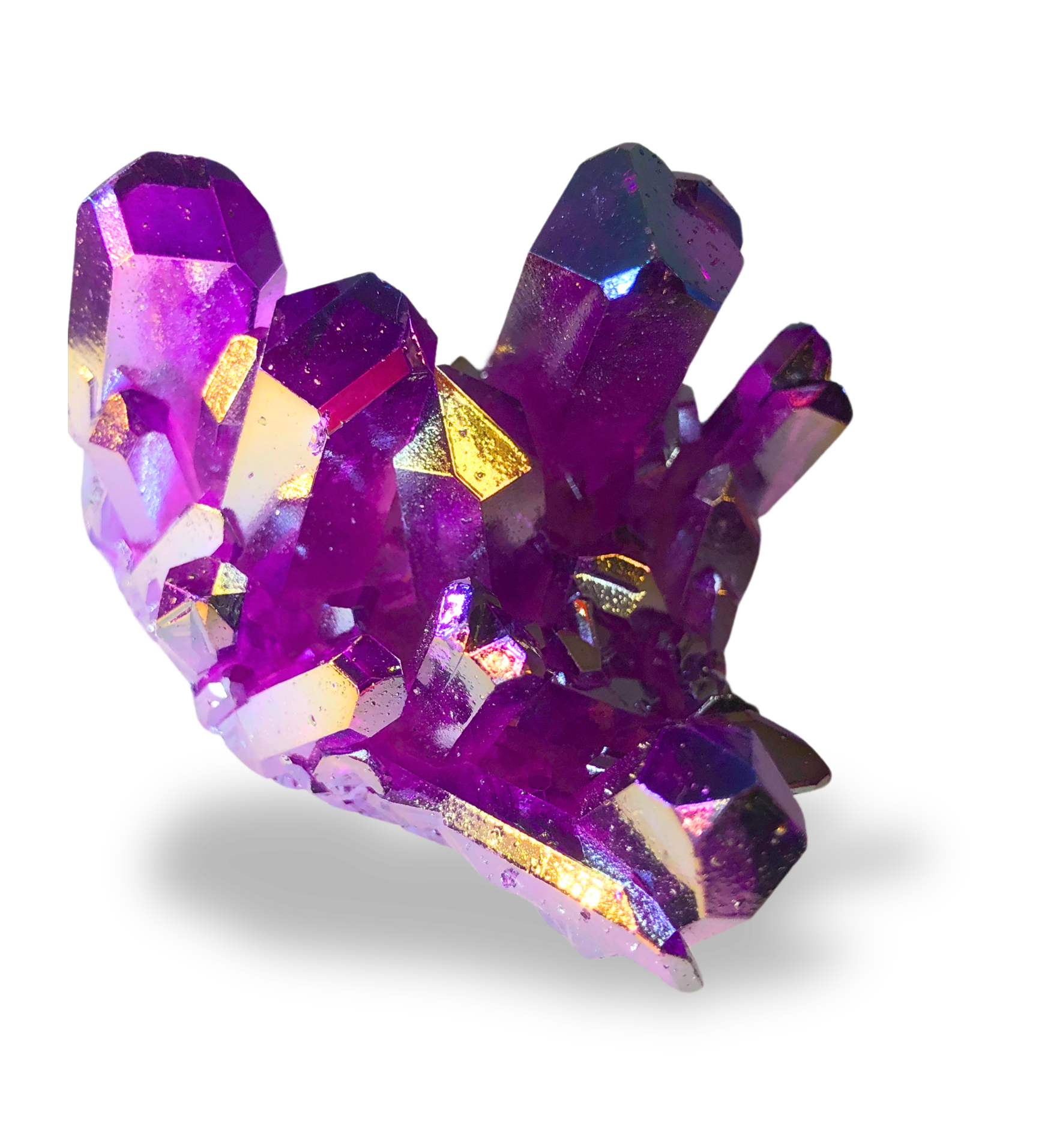 Purple Aura Quartz Cluster $32.00