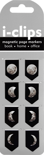 Moon Phases i-Clips Magnetic Page Markers