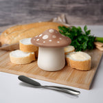 Forage Butter Storage Ceramic Mushroom