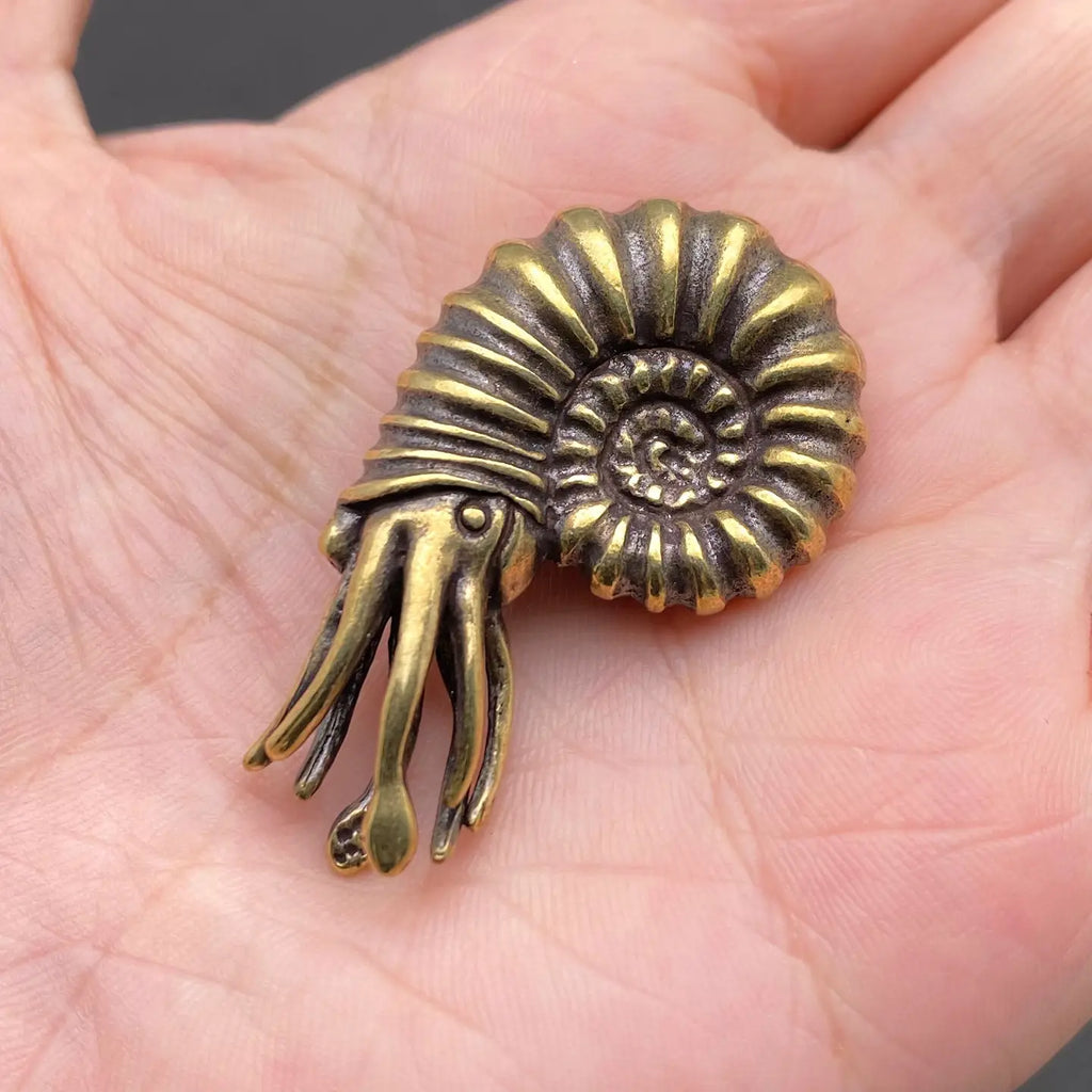 Brass Nautilus Figurine
