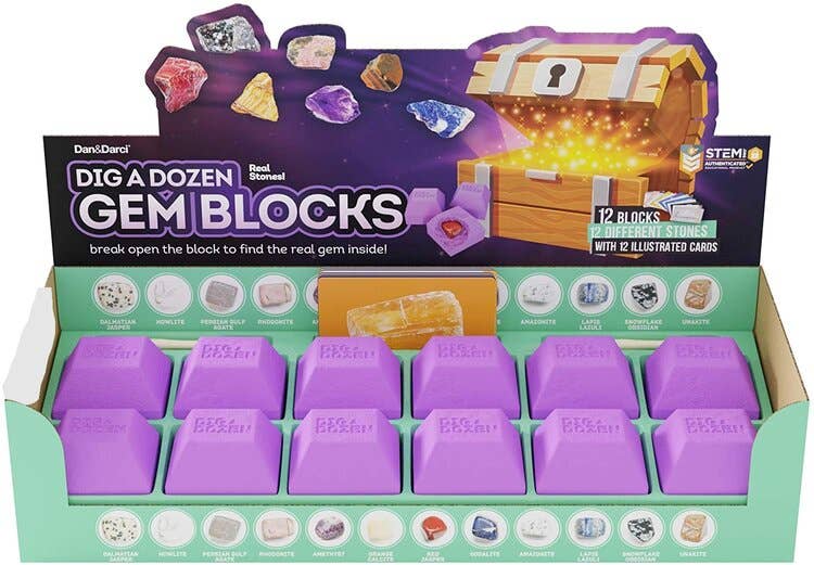 Dig a Dozen Gem Blocks