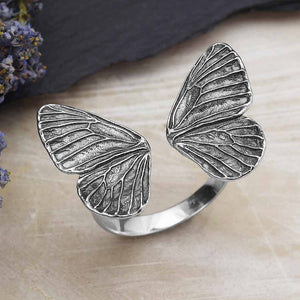 Adjustable Butterfly Wings Ring