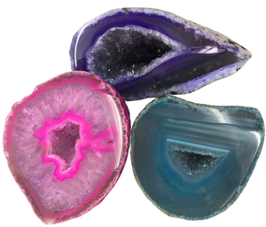 Dyed Cut Geode $22.00