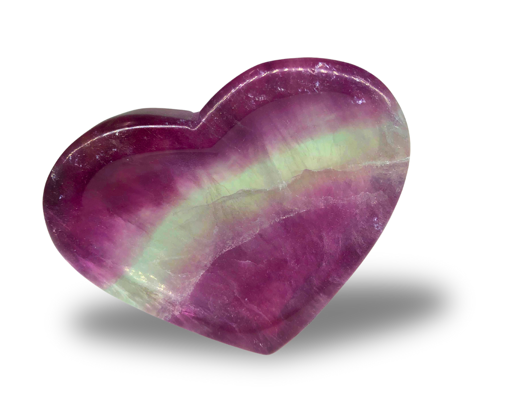 Fluorite Heart Dish $30.00