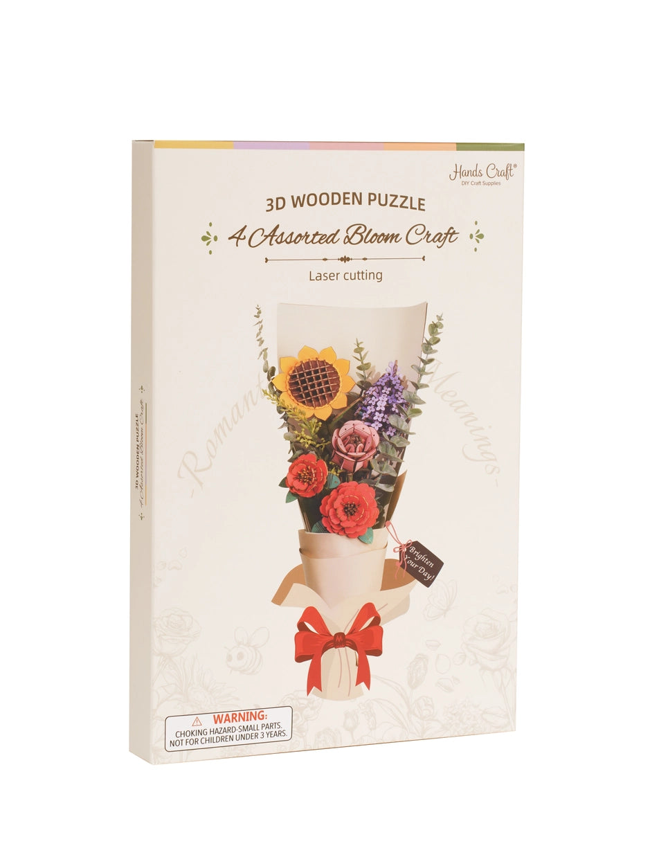 Bouquet of Flowers Wooden Puzzle