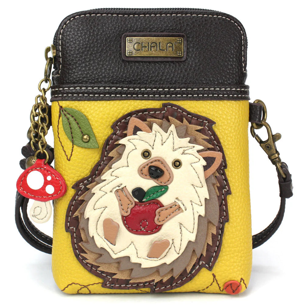 Hedgehog Cellphone Crossbody Bag