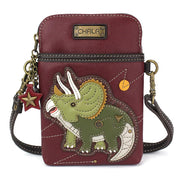 Triceratops Cellphone Crossbody Bag