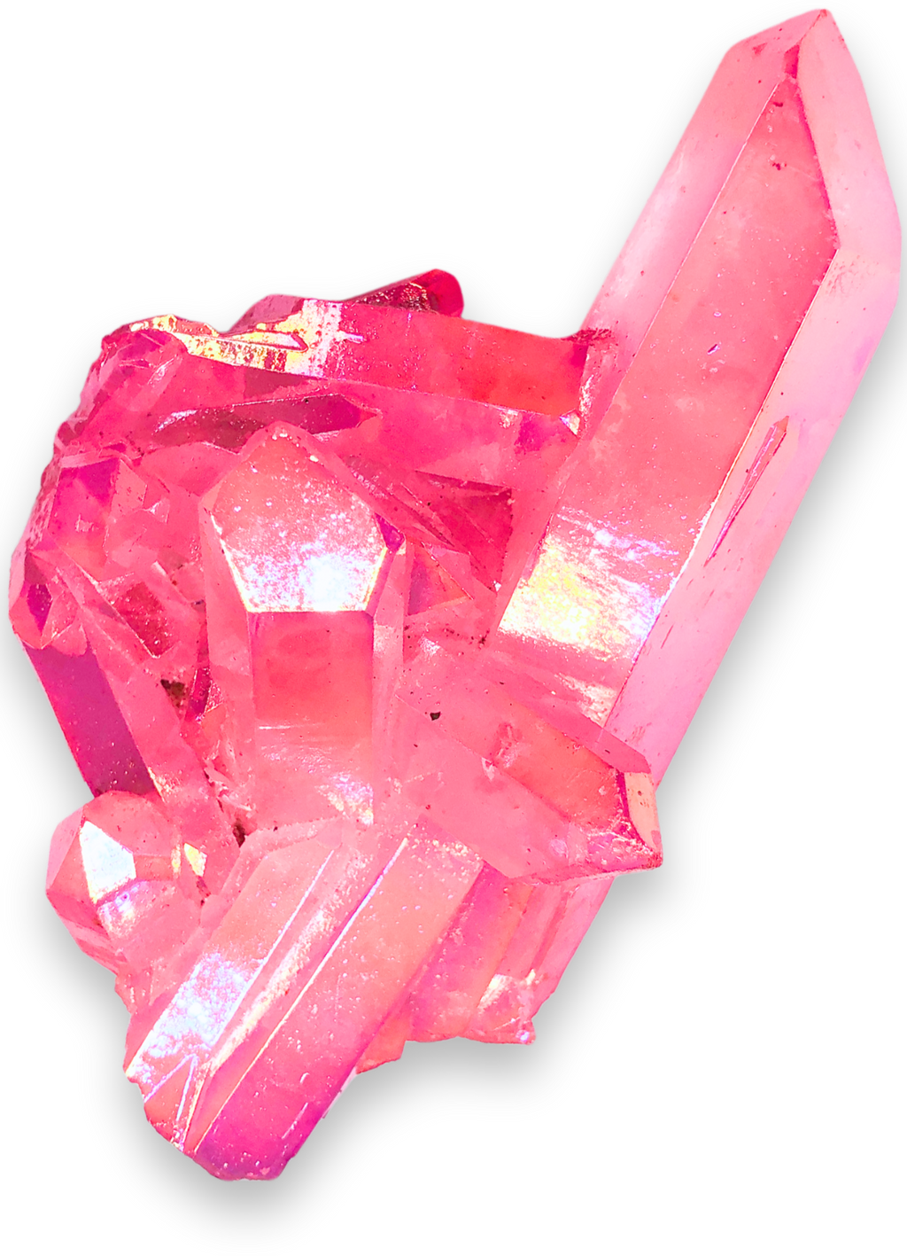 Pink Aura Quartz Cluster $64.00