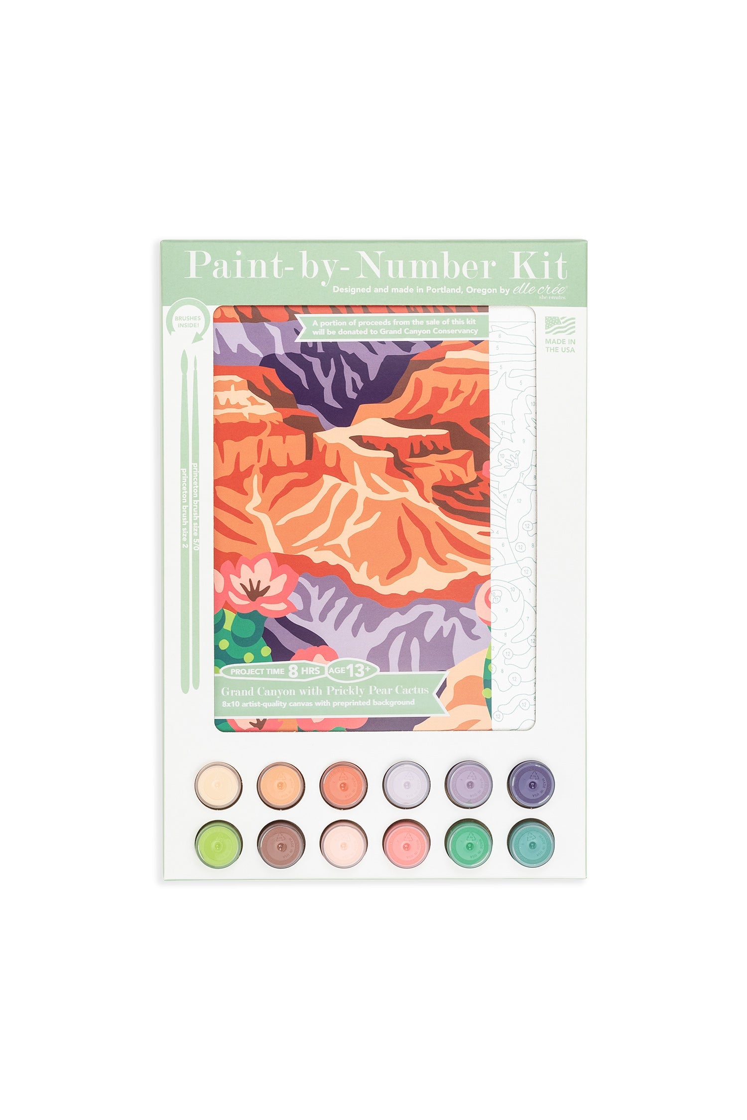 Grand Canyon National Park Paint-By-Number Kit