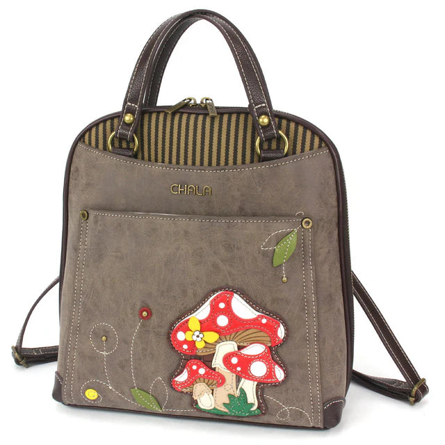 Mushroom Convertible Backpack Purse