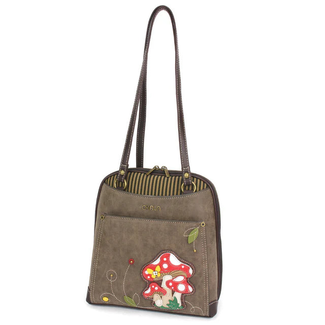 Mushroom Convertible Backpack Purse