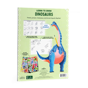 Learn to Draw Dinosaurs with Stickers