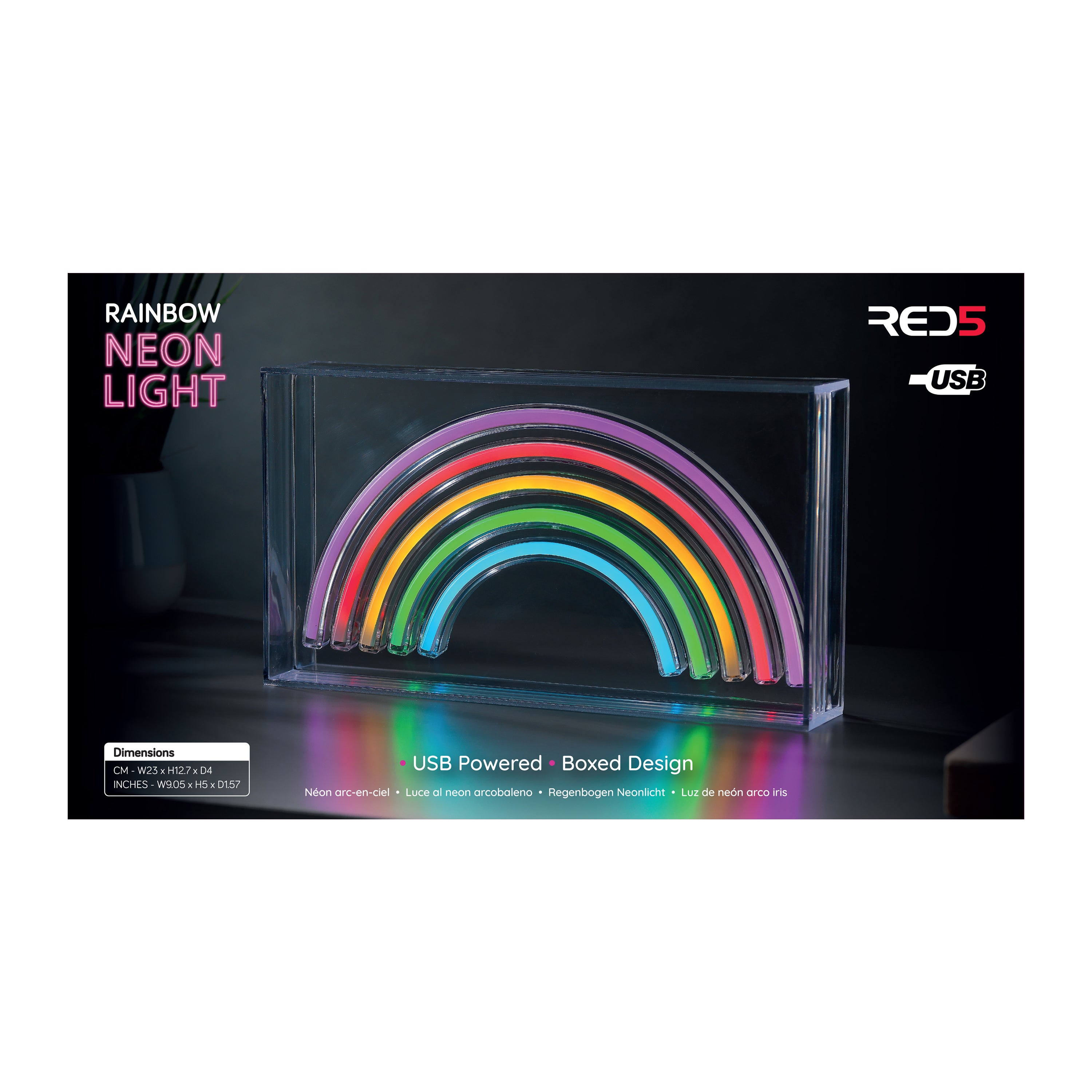 Neon Rainbow Light