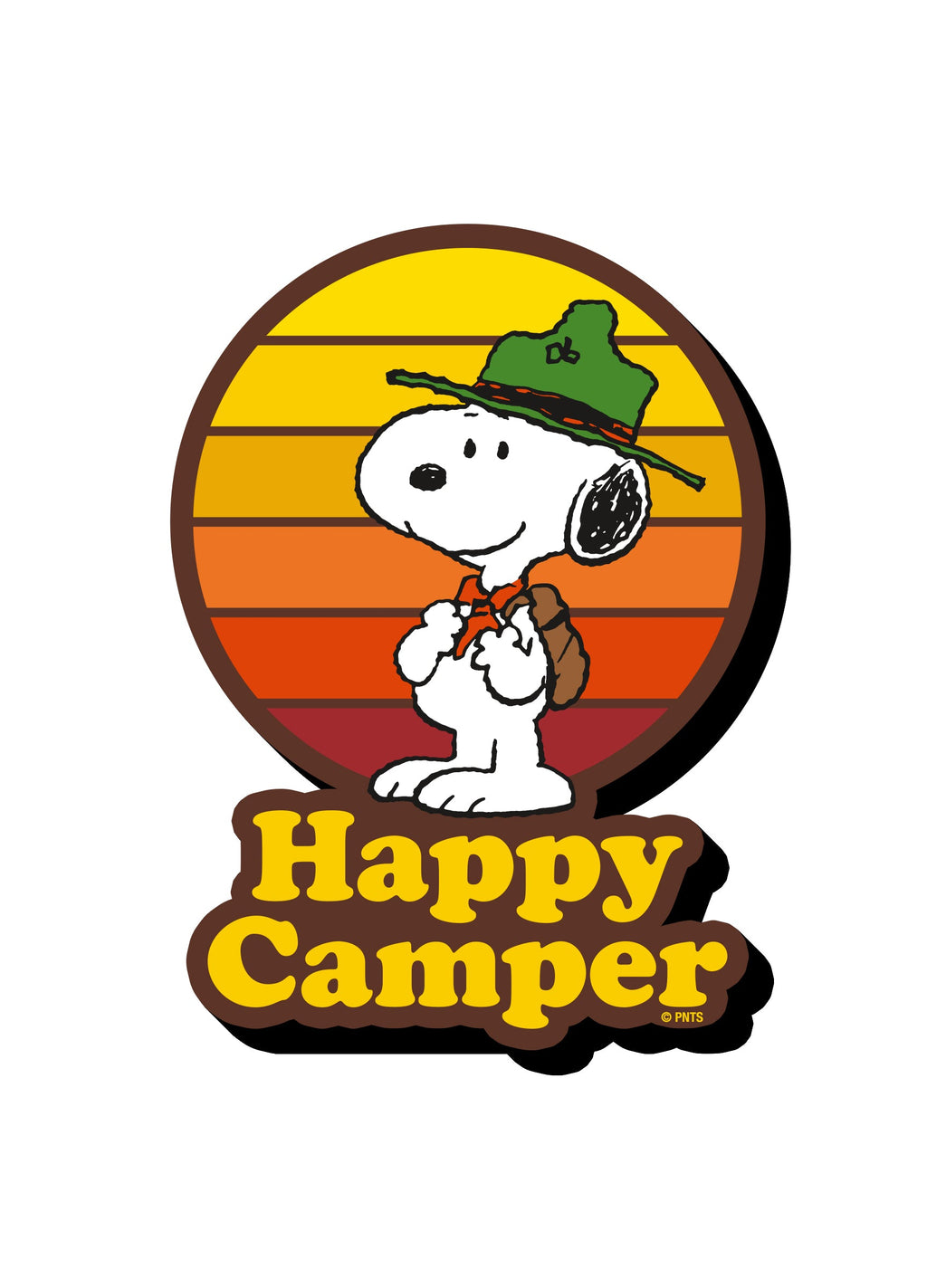 Peanuts Happy Camper Magnet