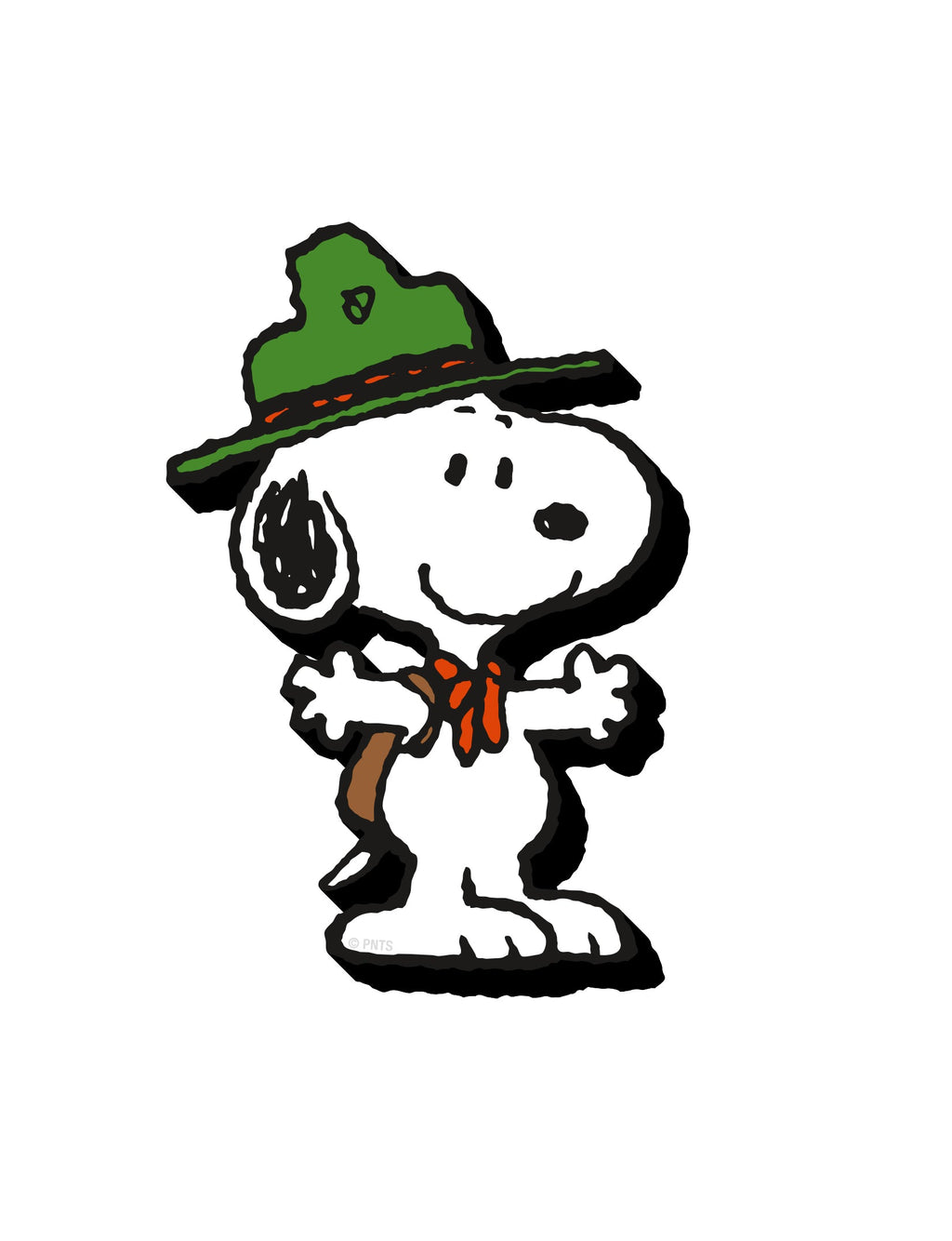 Peanuts Snoopy Scouts Magnet
