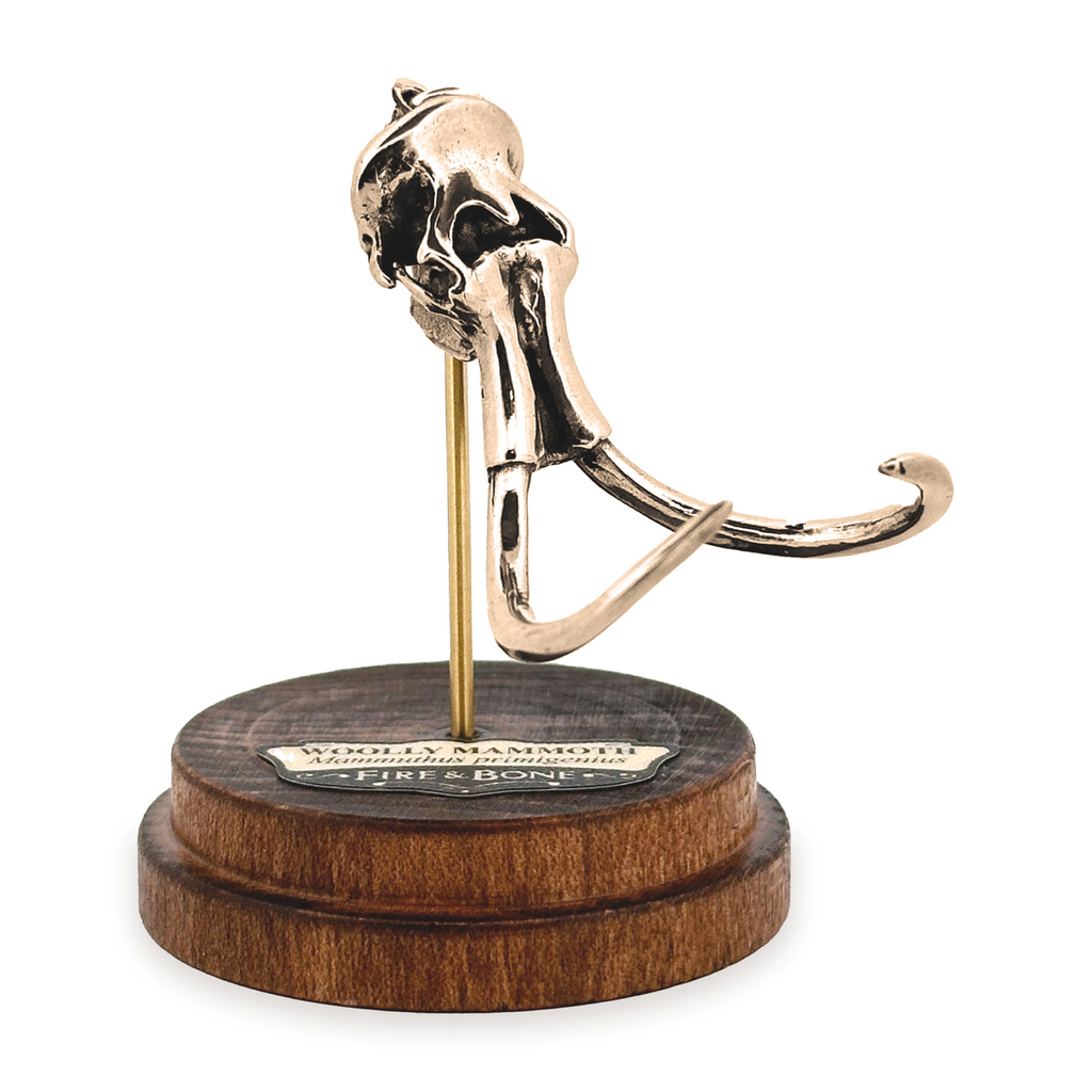 Woolly Mammoth Necklace with Display Stand