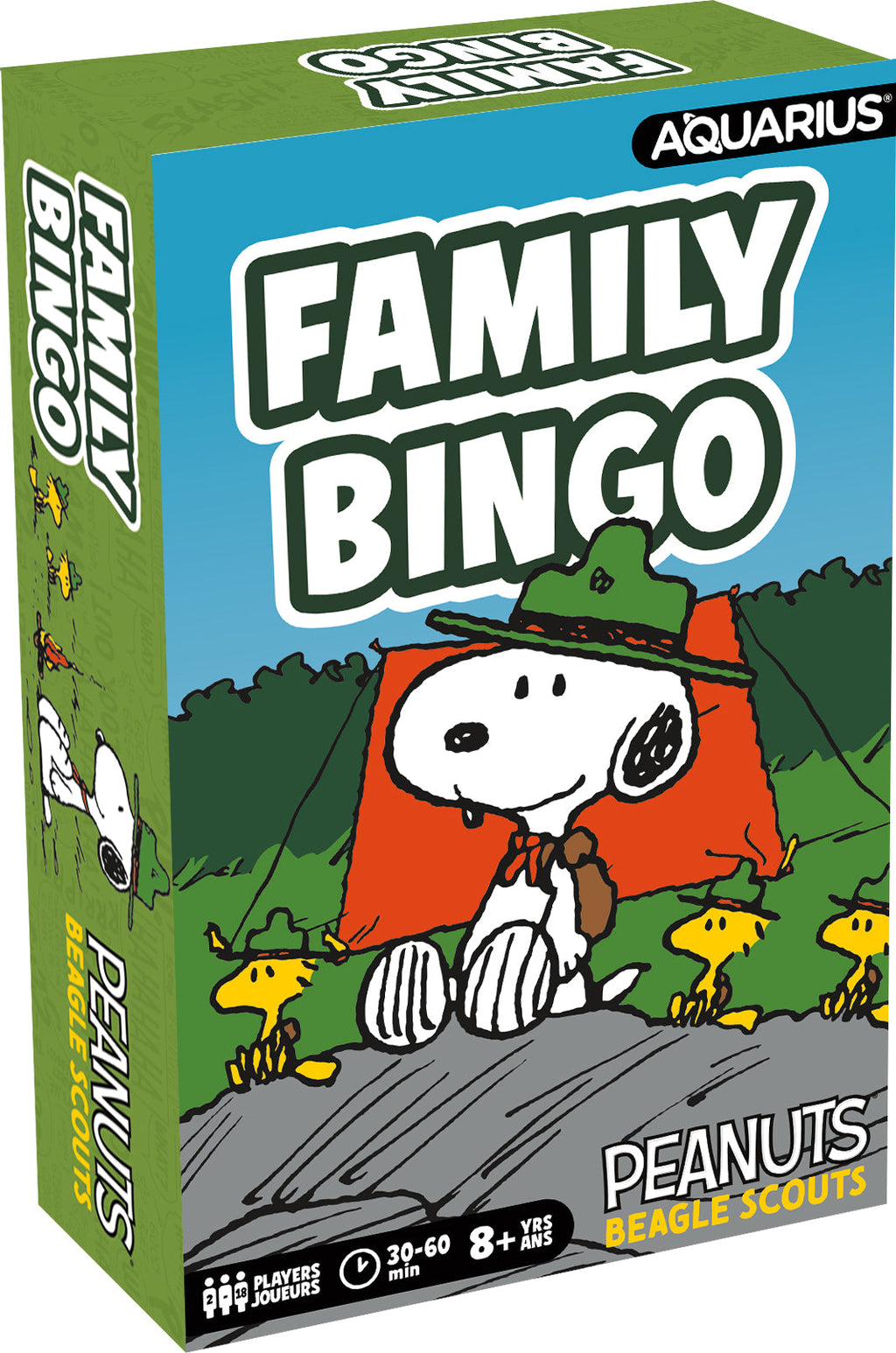 Peanuts Beagle Scouts Family Bingo Game