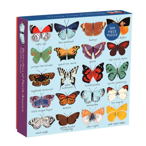 Butterflies of North America 500 Piece Puzzle