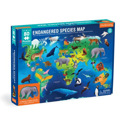 Endangered Species Around the World 80 Piece Puzzle