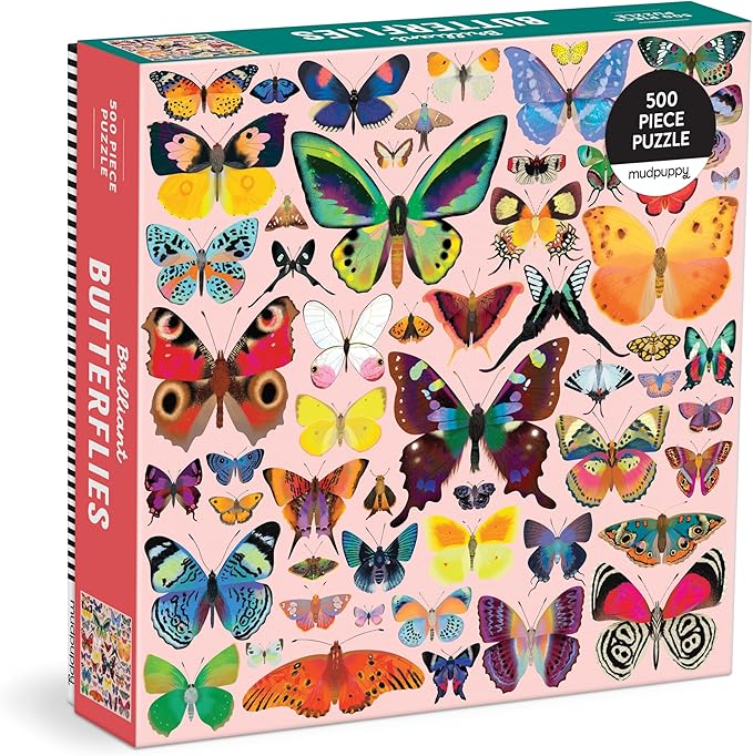 Brilliant Butterflies 500 Piece Puzzle