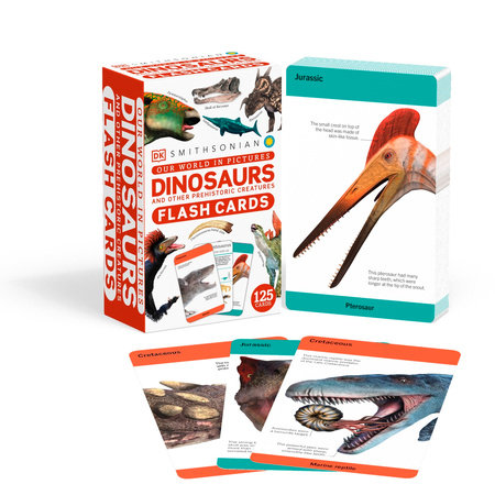 Our World in Pictures: Dinosaurs and Other Prehistoric Creatures Flash Cards