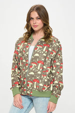 Mushroom Bomber Jacket