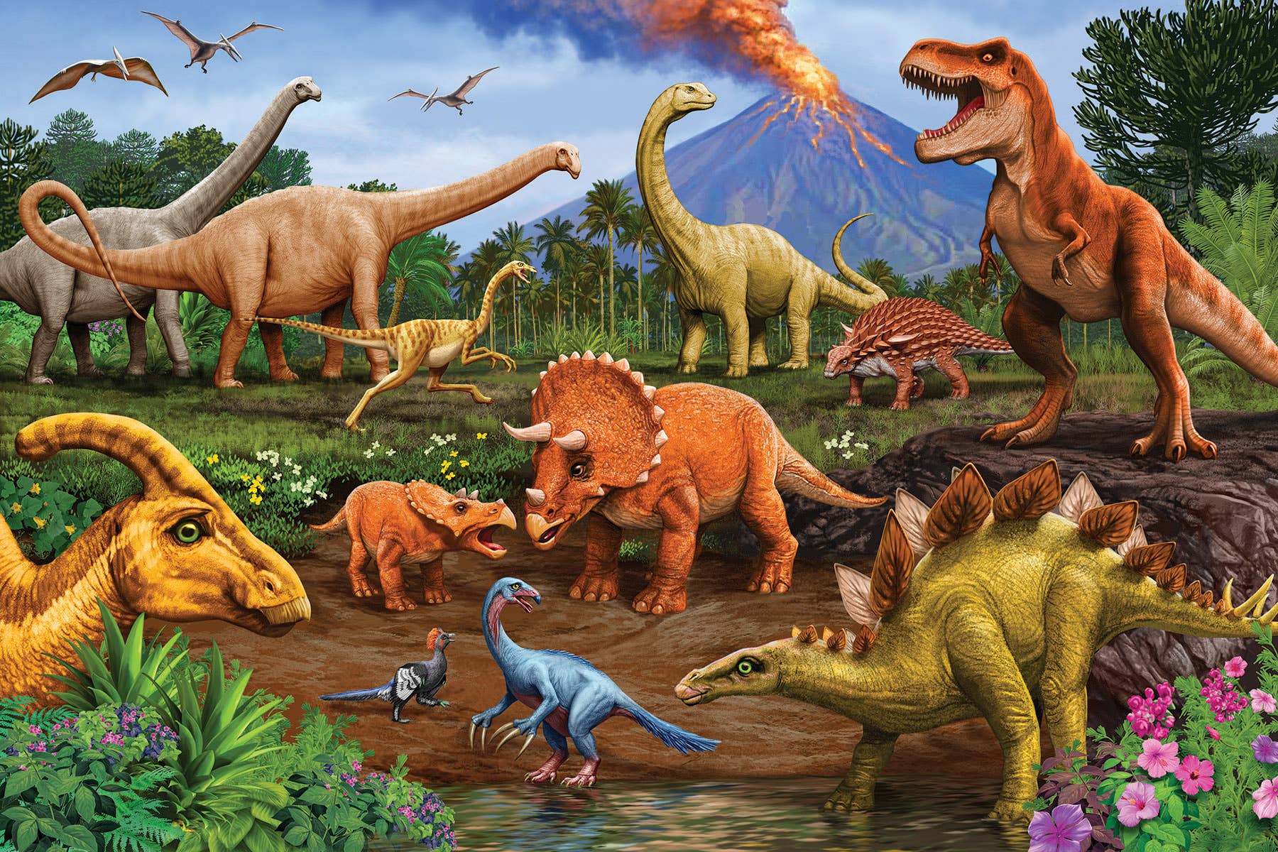 Dinos 36 Piece Floor Puzzle