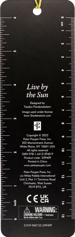 Live by the Sun Beaded Bookmark