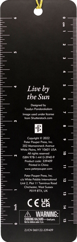 Live by the Sun Beaded Bookmark