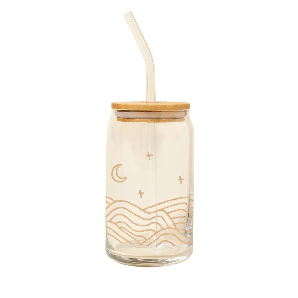 Chill Hills Glass Can with Lid